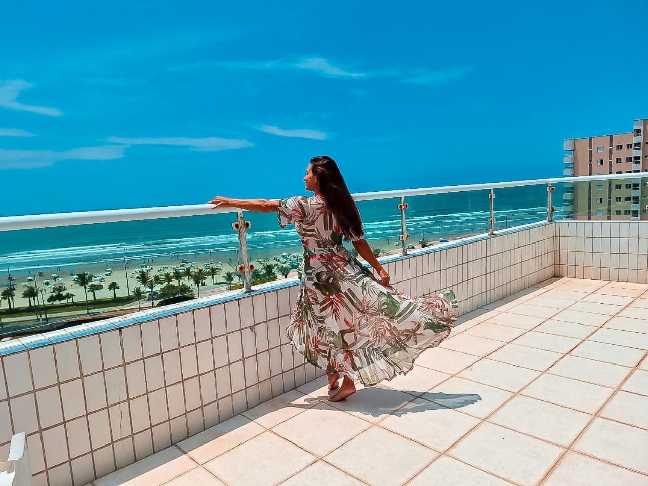 Cobertura Em Frente A Praia Praia Grande  Buitenkant foto